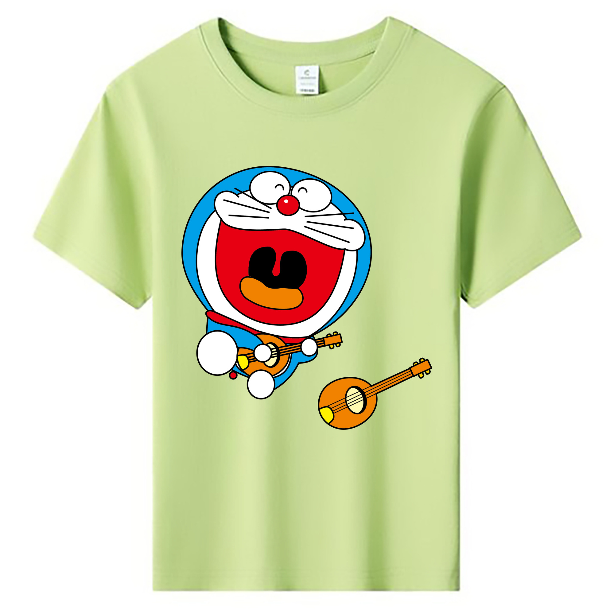 （画像用） ドラえもん Doraemon 綿100％キッズTシャツ（フロントプリント）